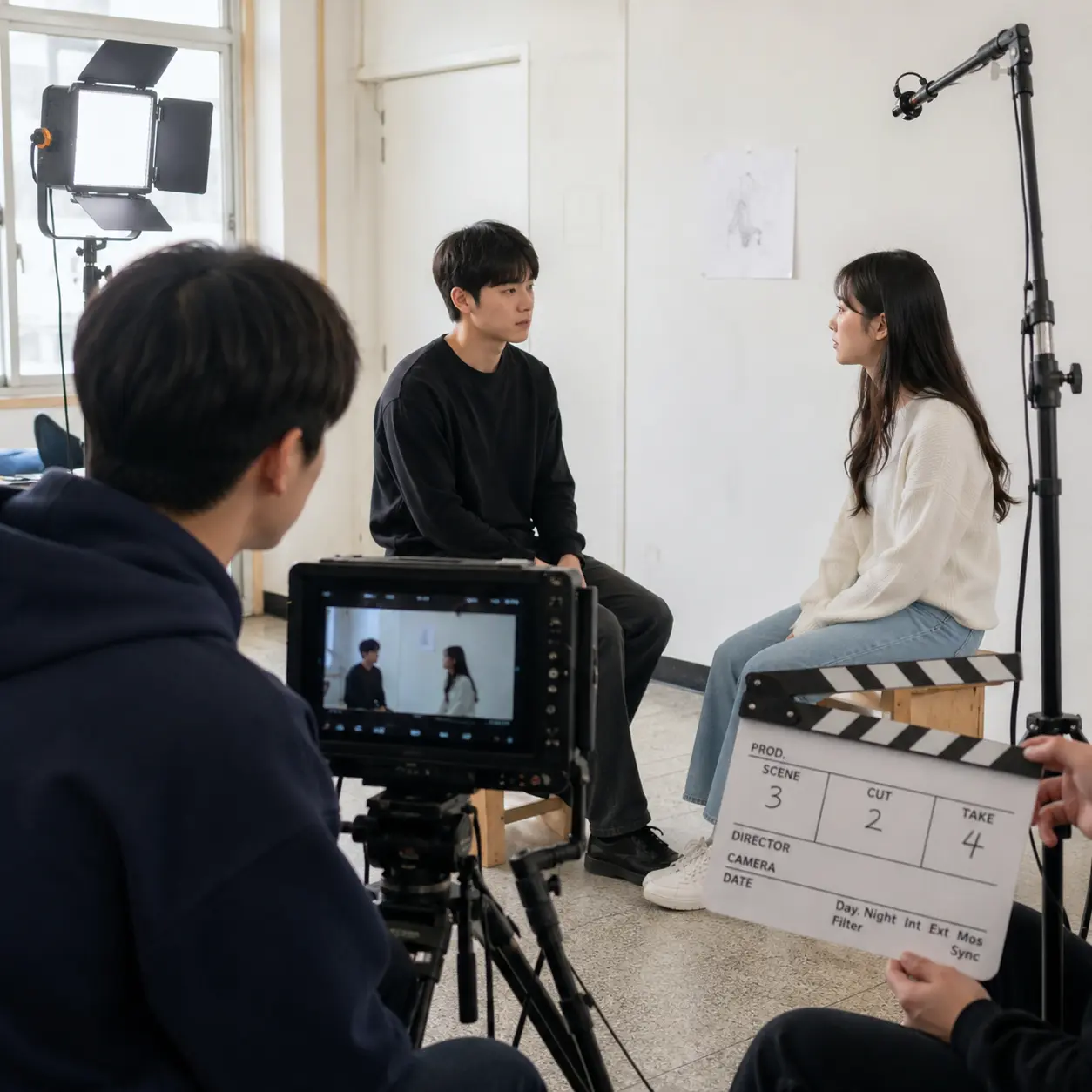 체계적이고 높은 비중의 실무 연기교육